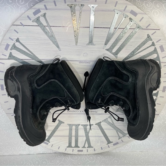 Columbia Bugaboot Snow Boots Weatherproof Size 7 Youth Boys Girls Kids Black - Picture 12 of 13